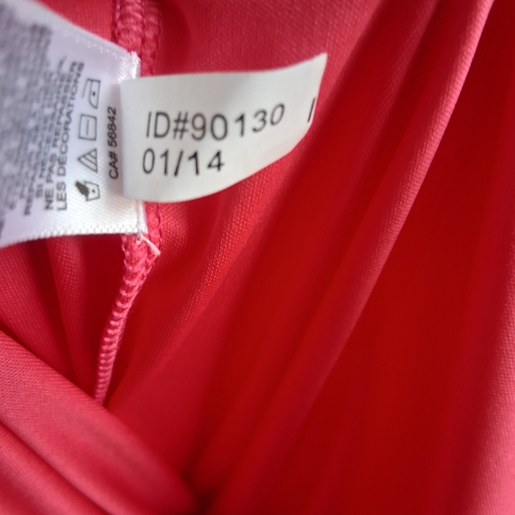 VTG Express Dress NWT Sheer Overlay Sleeveless Babydoll Y2K Beaded Neckline Smal - Picture 9 of 10